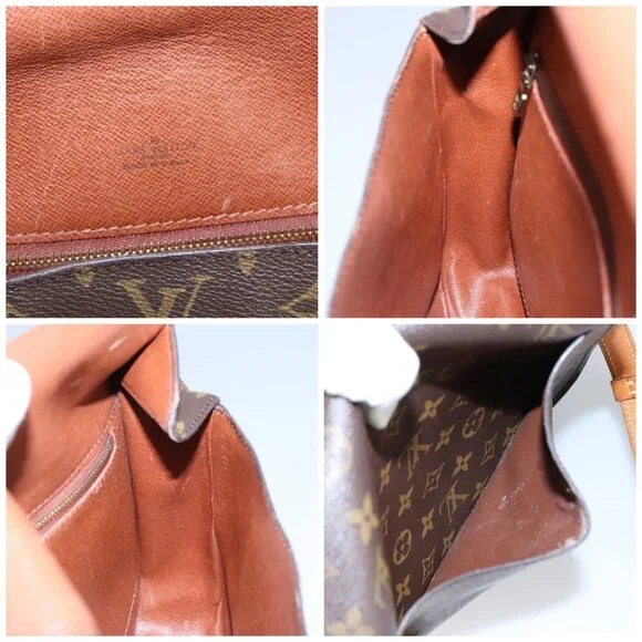 LOUIS VUITTON Monogram Saint Cloud GM Shoulder Bag